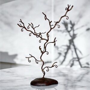 Brass Jewelry Tree Branch Stand